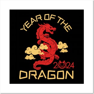 Year of the dragon 2024 Posters and Art